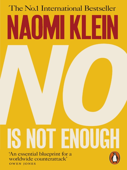 Title details for No Is Not Enough by Naomi Klein - Wait list